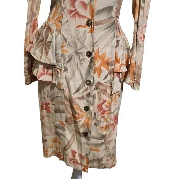 Young Edwardian Vintage 80s Floral Dress